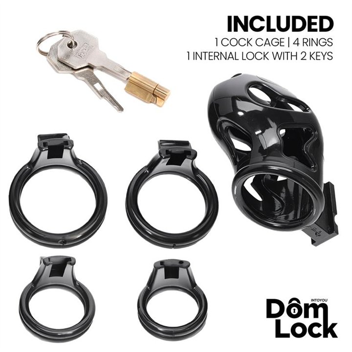Parole Chastity Cage with Internal Lock - DL-093 - Teknashop Ltd