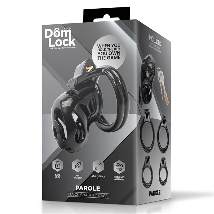 Parole Chastity Cage with Internal Lock - DL-093 - Teknashop Ltd