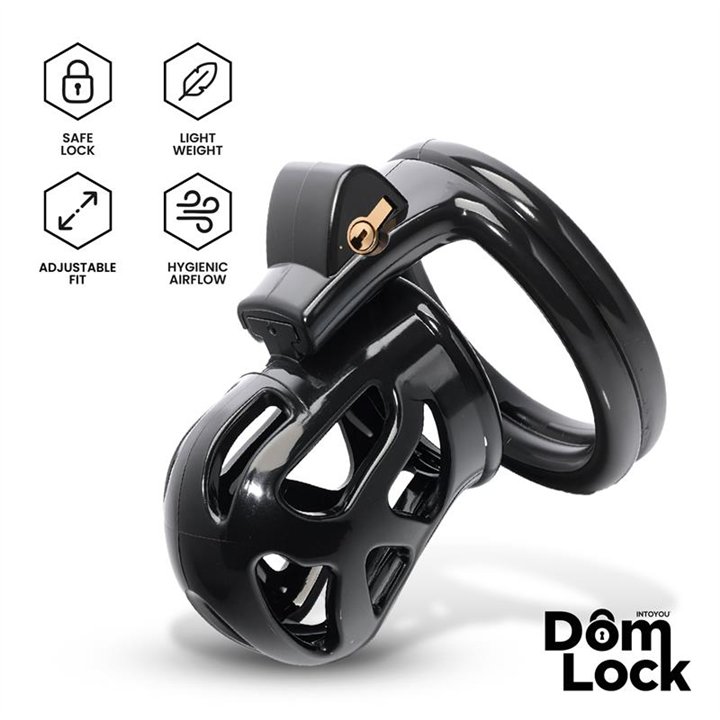 Block Chastity Cage with Internal Lock - DL-090 - Teknashop Ltd