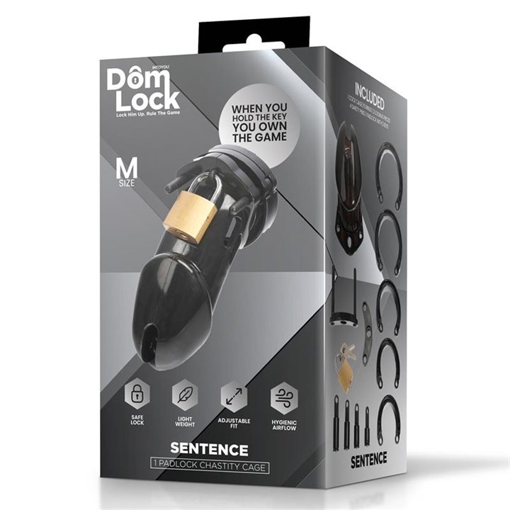 Sentence Chastity Cage Size M - DL-092 - Teknashop Ltd