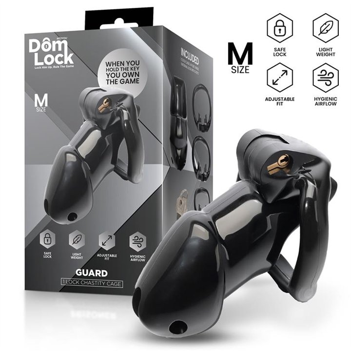 Guard Chastity Cage with Internal Lock Size M - DL-088 - Teknashop Ltd