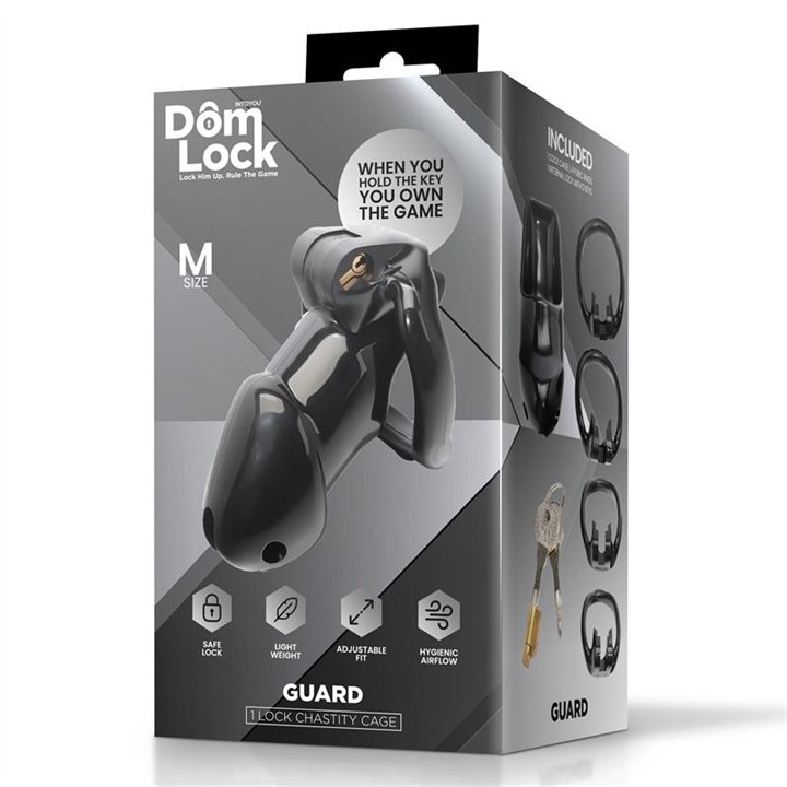 Guard Chastity Cage with Internal Lock Size M - DL-088 - Teknashop Ltd