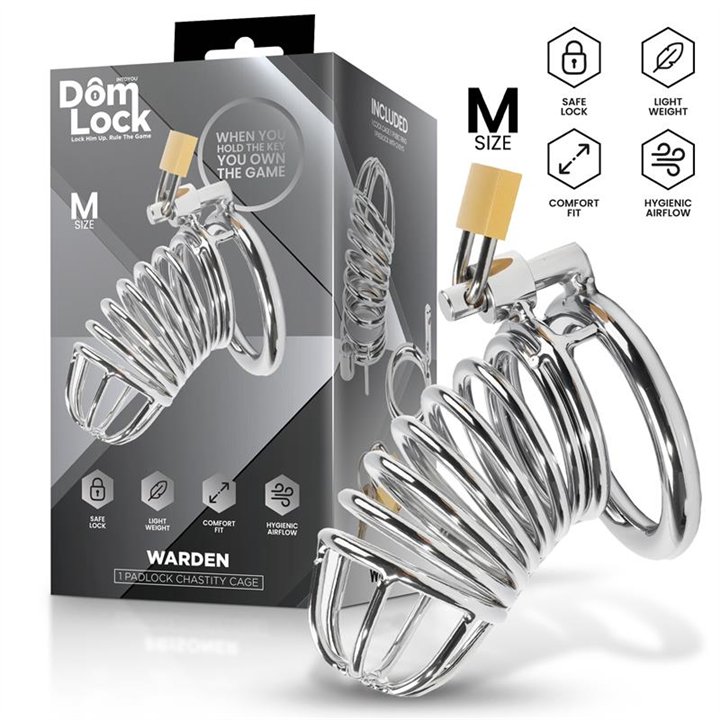 Warden Chastity Cage Size M - DL-085 - Teknashop Ltd