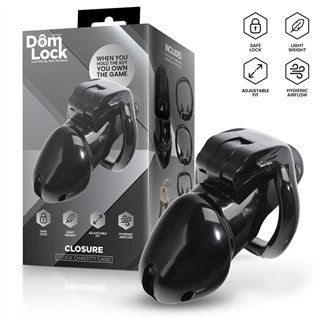 Closure Chastity Cage with Internal Lock - DL-087 - Teknashop Ltd