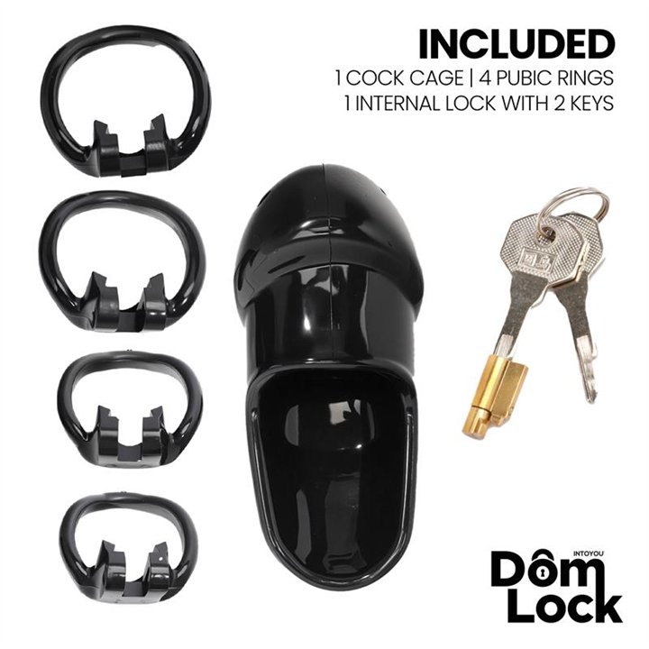 Closure Chastity Cage with Internal Lock - DL-087 - Teknashop Ltd