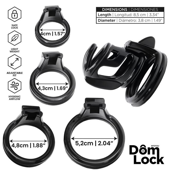 Bars Chastity Cage with Internal Lock - DL-096 - Teknashop Ltd