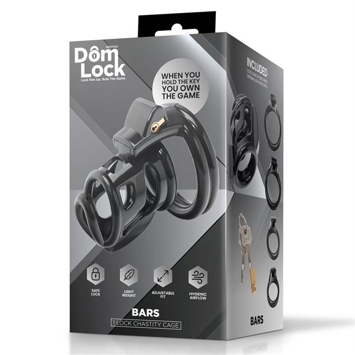 Bars Chastity Cage with Internal Lock - DL-096 - Teknashop Ltd