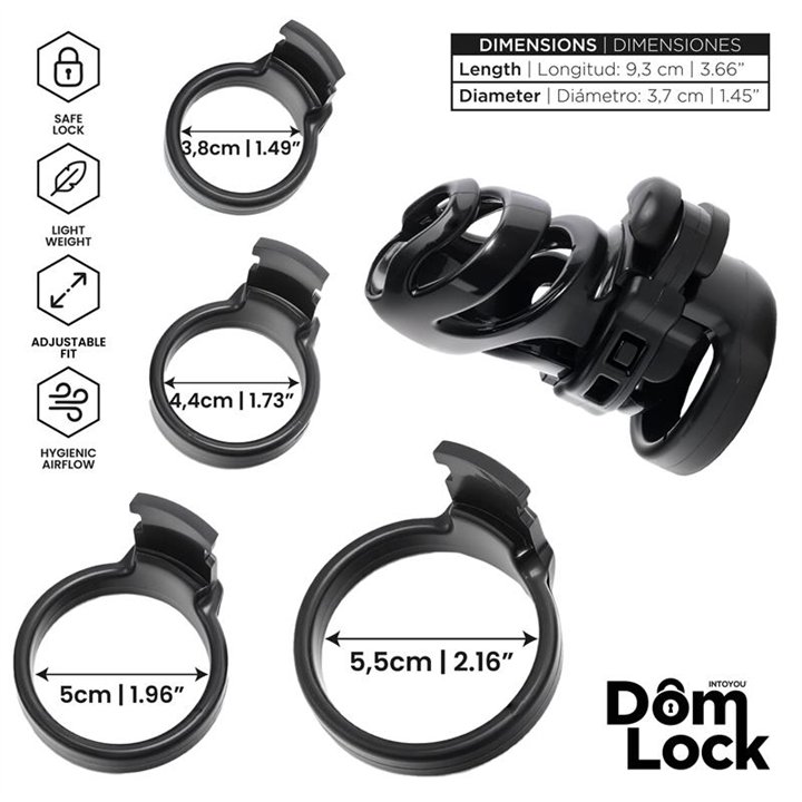 Detention Chastity Cage with Accessory for Prince Albert - DL-095 - Teknashop Ltd