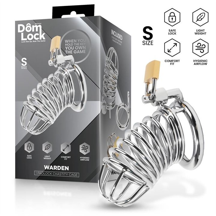 Warden Chastity Cage Size S - DL-084 - Teknashop Ltd