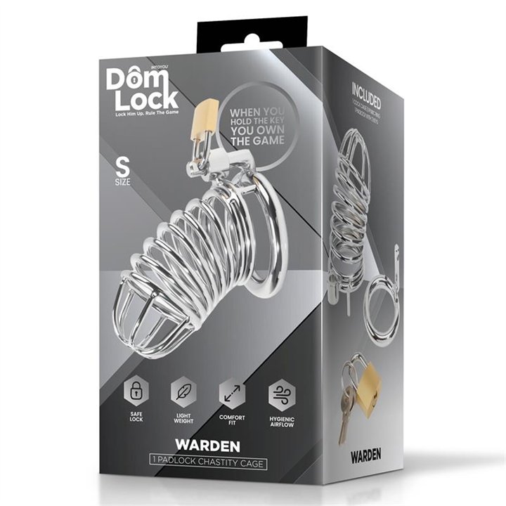 Warden Chastity Cage Size S - DL-084 - Teknashop Ltd