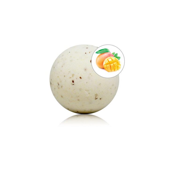 Bomba de Baño Mango 150 gr con Pétalos de Rosa - 8412345047862 - Teknashop Ltd