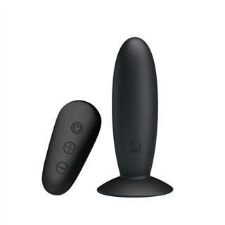 Vibrating Butt Plug with Remote control USB - BI-040045W-MR - Teknashop Ltd
