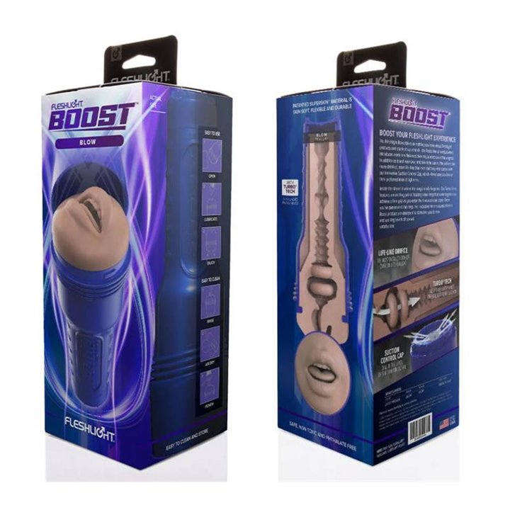 Boost Blow Masturbator Mouth - 810476011345 - Teknashop Ltd