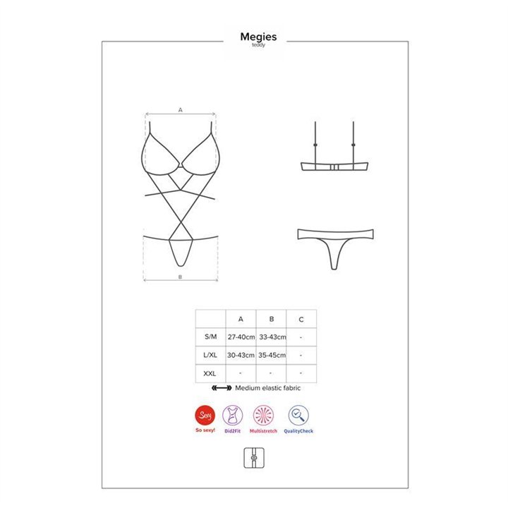 Megies Teddy Red/Black - 5901688224427 - Teknashop Ltd