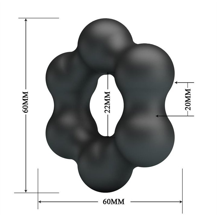 Clauzell Cock Ring Silicone Mod 10 - BI-210352 - Teknashop Ltd