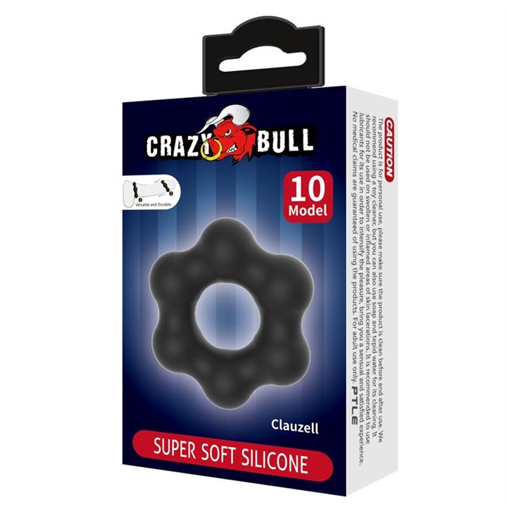 Clauzell Cock Ring Silicone Mod 10 - BI-210352 - Teknashop Ltd