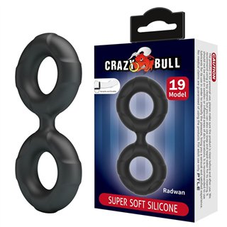 Radwan Double Cock Ring Silicone Mod 19 - BI-210364 - Teknashop Ltd
