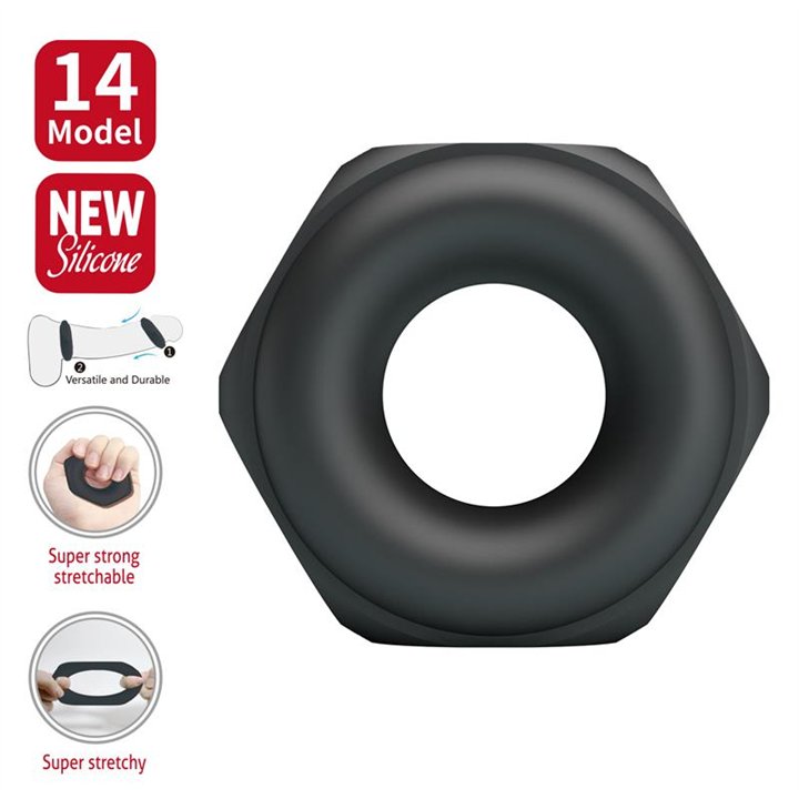 Jarvius Cock Ring  Silicone Mod 14 - BI-210358 - Teknashop Ltd