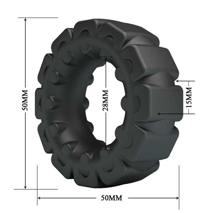 Laiden Cock Ring Silicone Mod 5 - BI-210361 - Teknashop Ltd