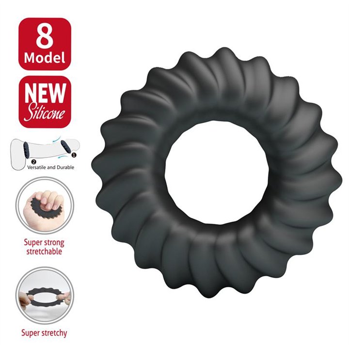 Fitz Cock Ring Silicone Mod 8 - BI-210356 - Teknashop Ltd