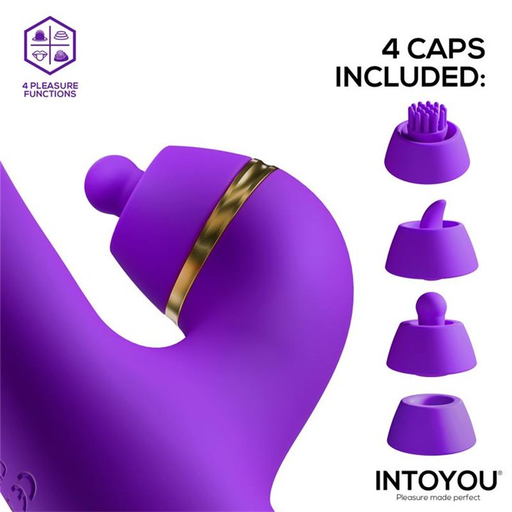 Siter 2.0 Flapping Tongue with Hitting Ball Vibrator with Caps - U-075 - Teknashop Ltd