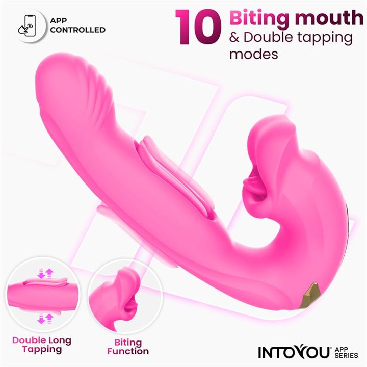 Bimby Biting and Double Tongue Tapping Vibrator with App - IN-048 - Teknashop Ltd