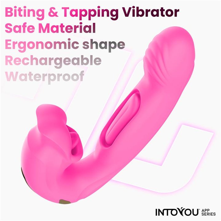 Bimby Biting and Double Tongue Tapping Vibrator with App - IN-048 - Teknashop Ltd