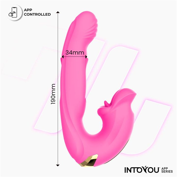 Bimby Biting and Double Tongue Tapping Vibrator with App - IN-048 - Teknashop Ltd