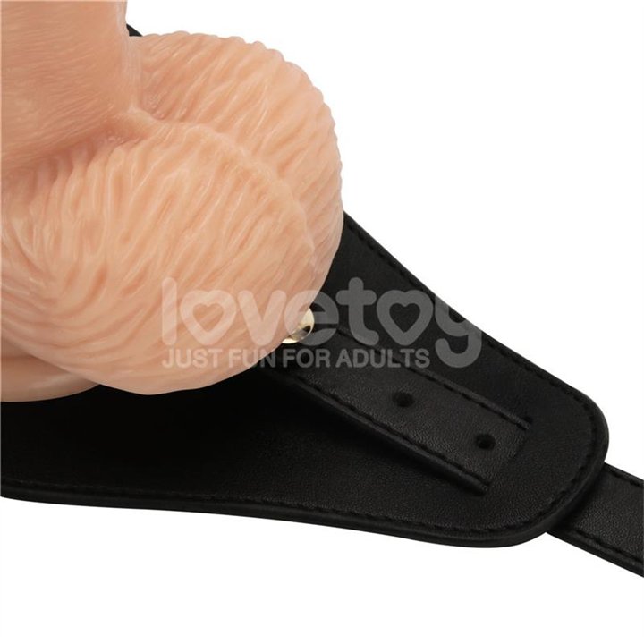 Strap On with Vibrating Dildo 9.5 - LO-LV715403A - Teknashop Ltd