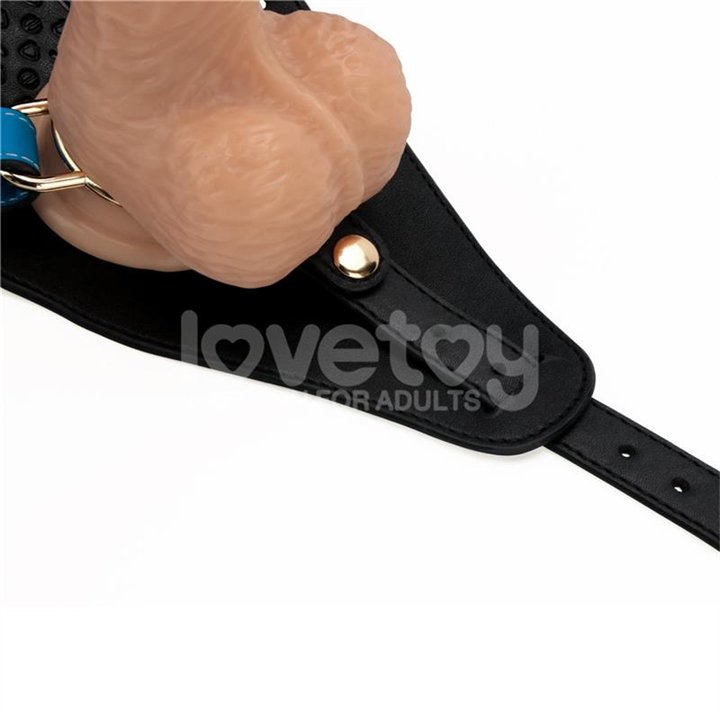 Strap On with Vibrating Dildo 8.5 - LO-LV715402A - Teknashop Ltd