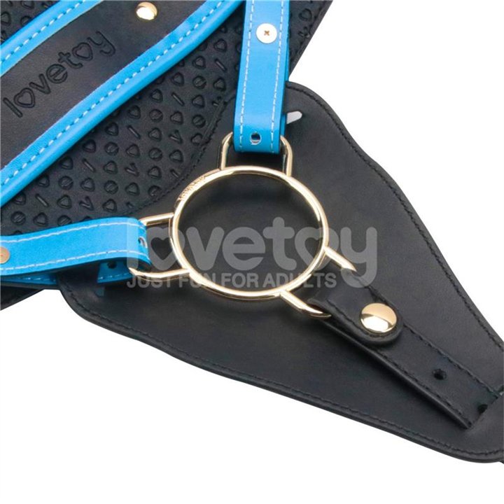 Strap On with Vibrating Dildo 8.5 - LO-LV715402A - Teknashop Ltd
