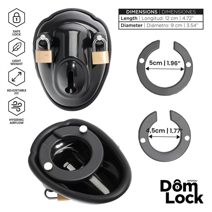 Inmate Chastity Cage with Spacers - DL-083 - Teknashop Ltd