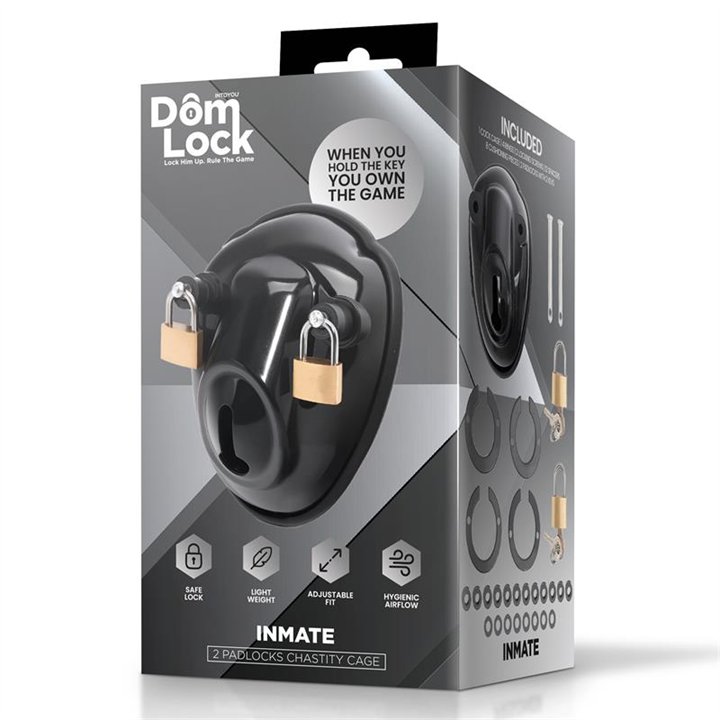 Inmate Chastity Cage with Spacers - DL-083 - Teknashop Ltd