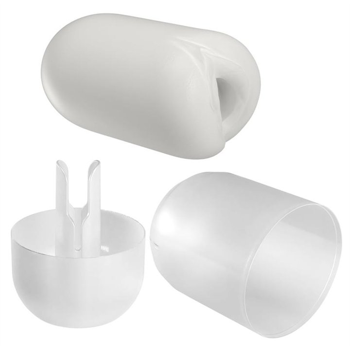 Masha Masturbator Egg Double Texture Whit - BI-014931-4-2 - Teknashop Ltd