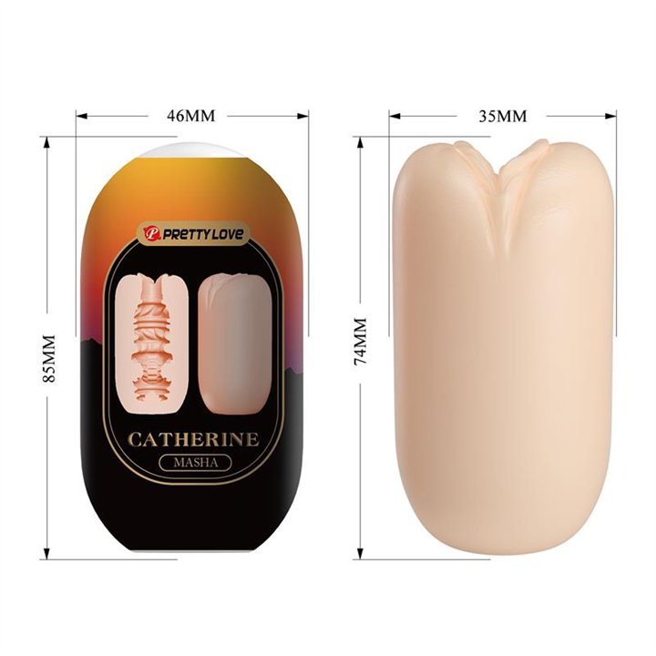 Masha Masturbator Egg Double Texture - BI-014931-4-3 - Teknashop Ltd