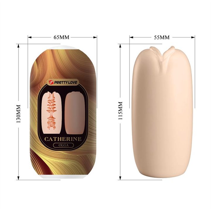 Olga Masturbator Egg Double Texture - BI-014932-4-3 - Teknashop Ltd