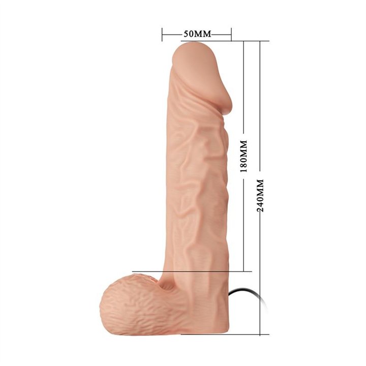 Strap-on with Dildo and Vibration 9.4 - BW-022084ZR - Teknashop Ltd