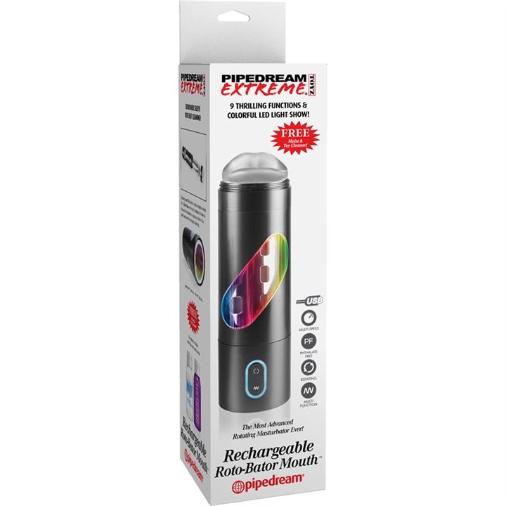 Pipedream Extreme Toyz Rechargeable Roto-Bator Mouth - RD-294 - Teknashop Ltd