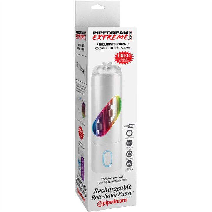 Pipedream Extreme Toyz  Rechargeable Roto-Bator Pussy - RD-295 - Teknashop Ltd