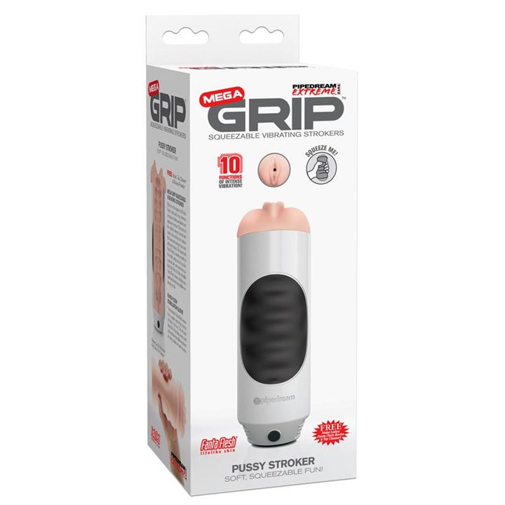 Mega Grip Vibrating Stroke Pussy - RD-292 - Teknashop Ltd