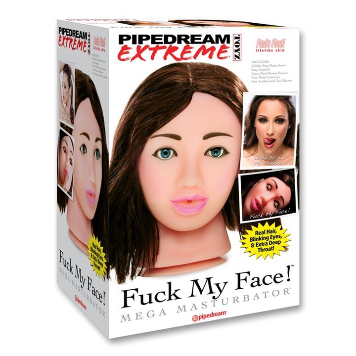 Pipedream Extreme Fuck My Face Brunette - RD-179-02 - Teknashop Ltd