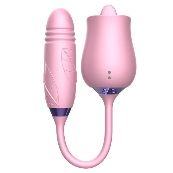 Martinella Double Tongue Cliris Stimulator and Thrusting Egg - MT-318 - Teknashop Ltd