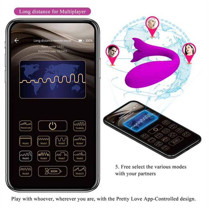 Jayleen Stimulator with APP Control - BI-014911HP - Teknashop Ltd