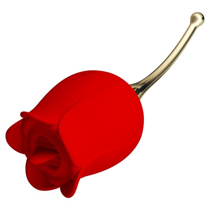 Rose Lover Licking and Vibrating Stimulator - BI-014915 - Teknashop Ltd