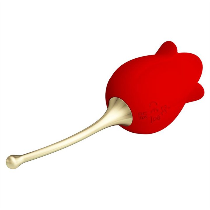 Rose Lover Licking and Vibrating Stimulator - BI-014915 - Teknashop Ltd