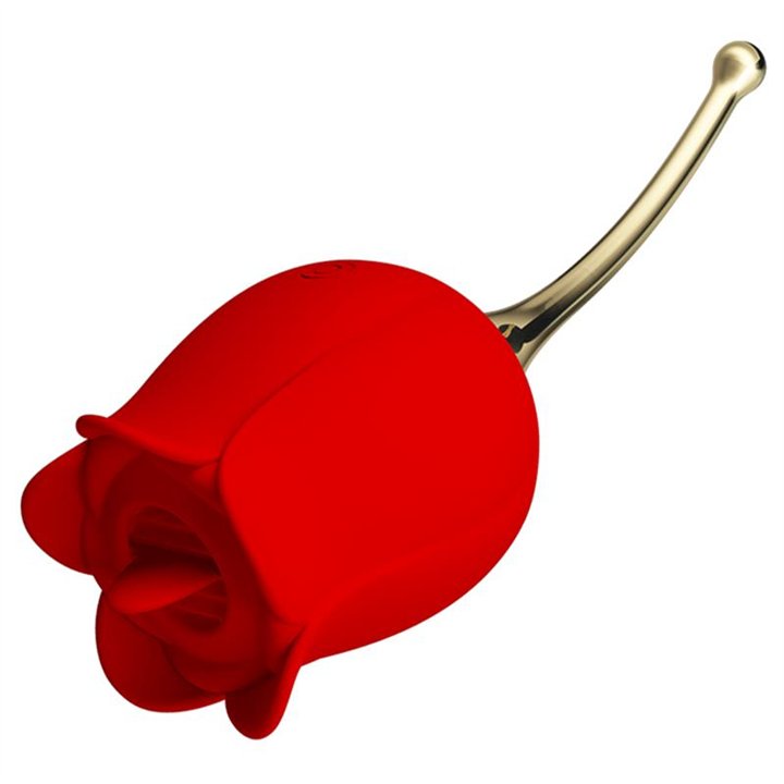 Rose Lover Licking and Vibrating Stimulator - BI-014915 - Teknashop Ltd