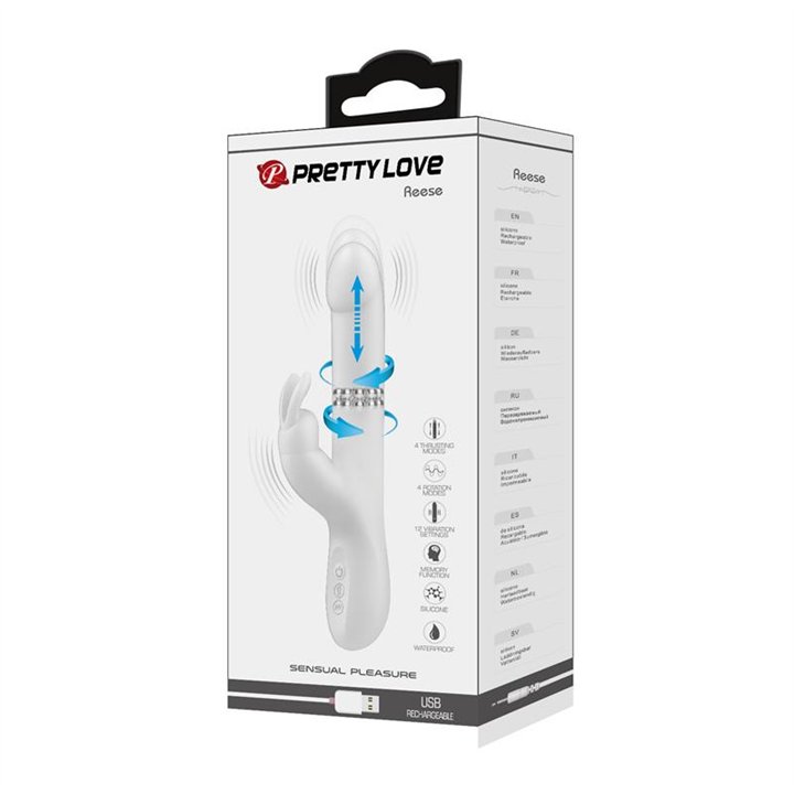 Reese Vibrator with Rotating Beads and Thrusting - BI-014902-1 - Teknashop Ltd