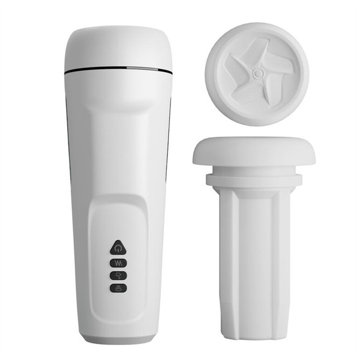 Sienna Male Masturbator with Vibration, Sex Talk and Suction - BM-00900T75ZC - Teknashop Ltd