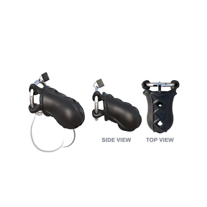 Fantasy C-Ringz Extreme Silicone Cock Blocker Black - PD-5927-23 - Teknashop Ltd