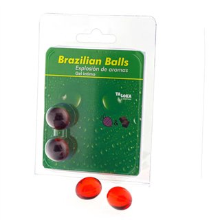 Set 2 Brazilian Balls Strawberry and Chocolate Aroma - 8412345047312 - Teknashop Ltd